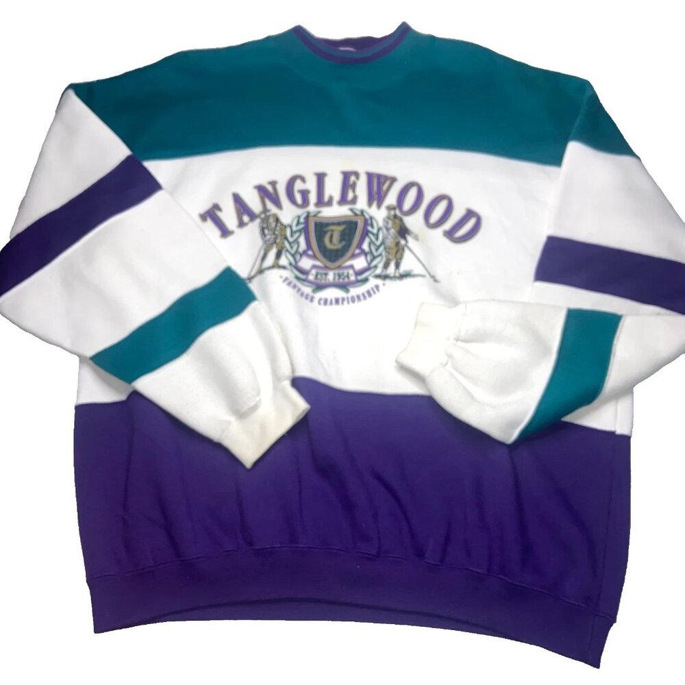 Vintage Golf Championship Sweatshirt Tanglewood 80s 90s Country Clyb Size L